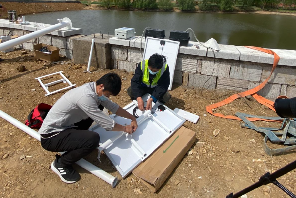 日照河海水利雷達(dá)水位監(jiān)測站案例